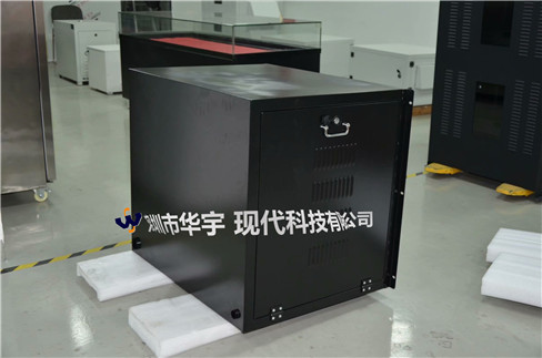 我司21號發(fā)貨浙江，為浙江某公司提供定制款恒溫恒濕戶外投影儀安裝柜(圖3)